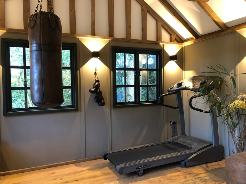 Fully Insulated Bespoke Garden Gym near Guildford