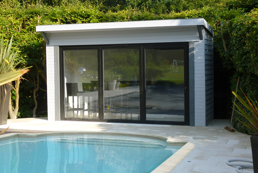 Bespoke Pool Houses With Shower And Wc - How Much To Build A Pool House With Bathroom