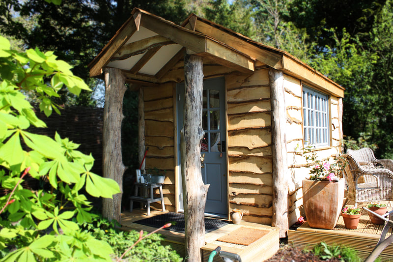 Rustic Garden Cabin / Home Office Sussex