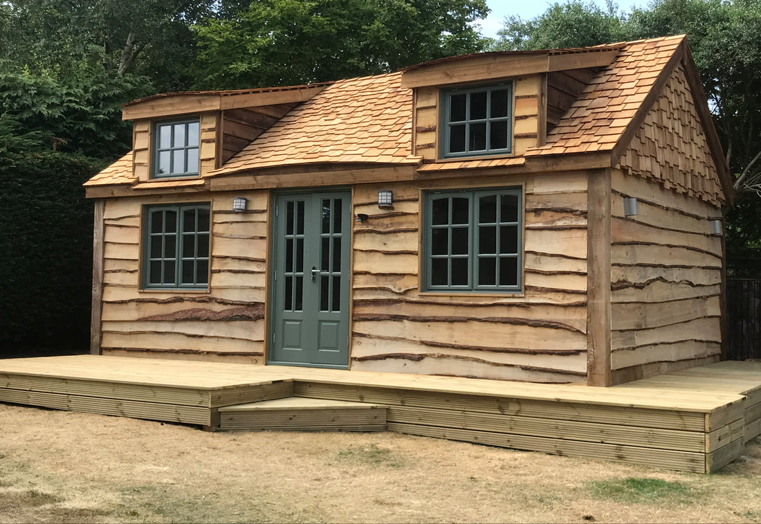 Oak Log Cabin